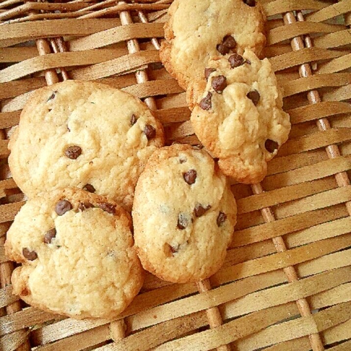 混ぜて焼くだけ バター無し チョコチップクッキー レシピ 作り方 By ナナニ 楽天レシピ
